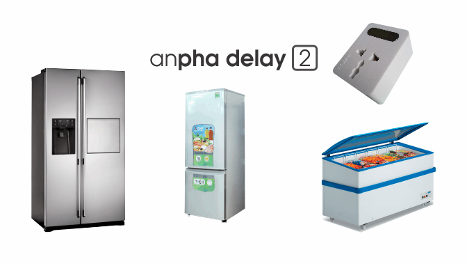 Ổ cắm điện bảo vệ tủ lạnh Anpha Delay 2