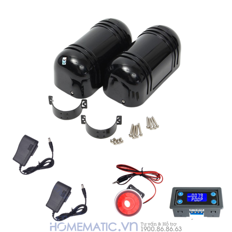 Hàng Rào Hồng Ngoại Báo động 2 Tia 100m Abt-100v1