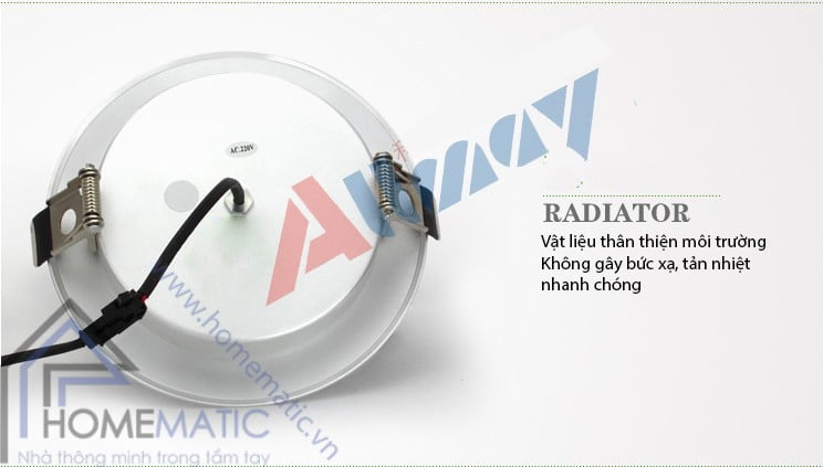 Đèn led downlight siêu mỏng allmay
