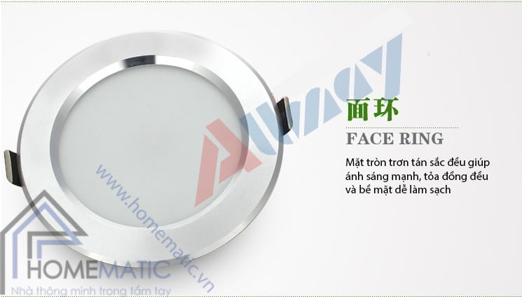 Đèn led downlight siêu mỏng allmay
