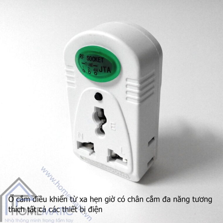 Ổ cắm điều khiển từ xa học lệnh RF hẹn giờ JTA MY-K2