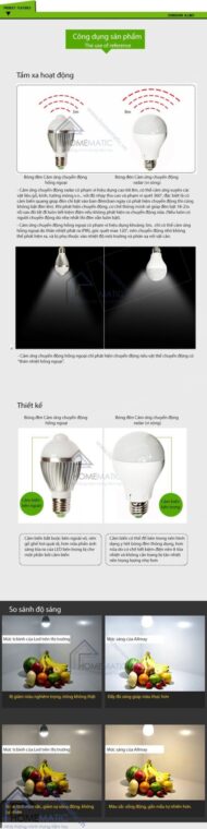 Bóng đèn Led cảm ứng chuyển động Radar vi sóng Allmay