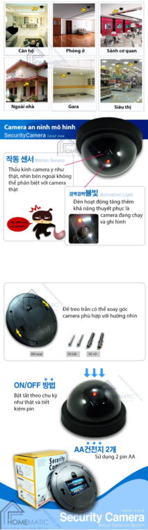 camera giả mô hình chống trộm cafv1