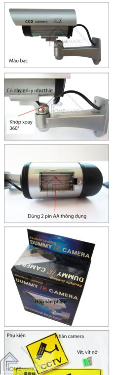 Camera giả chống trộm siêu giống camera thực phiên bản YY-WF-11A