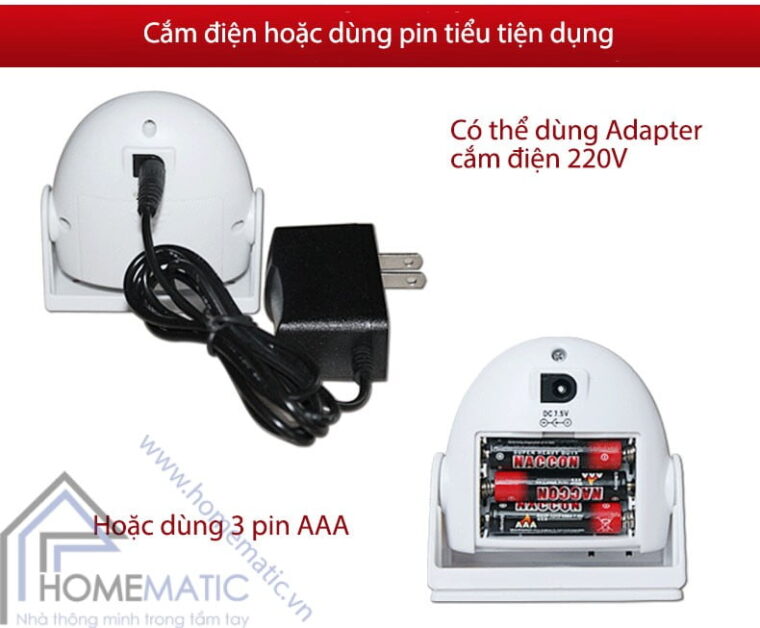 Chuông báo khách báo trộm cảm ứng chuyển động LK-5301