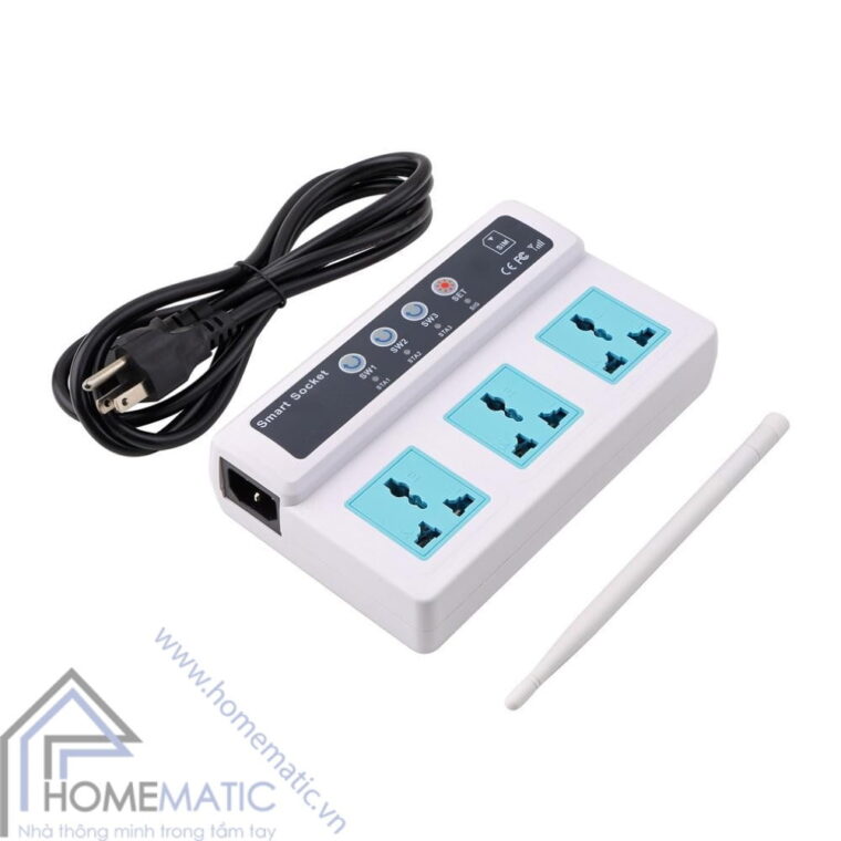 Ổ cắm điều khiển từ xa bằng sim điện thoại SC3-GSM