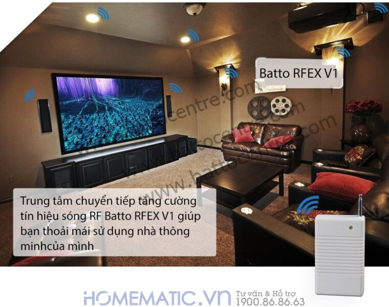 Trung Tâm Chuyển Tiếp Tăng Cường Tín Hiệu Rf Batto Rfex V1