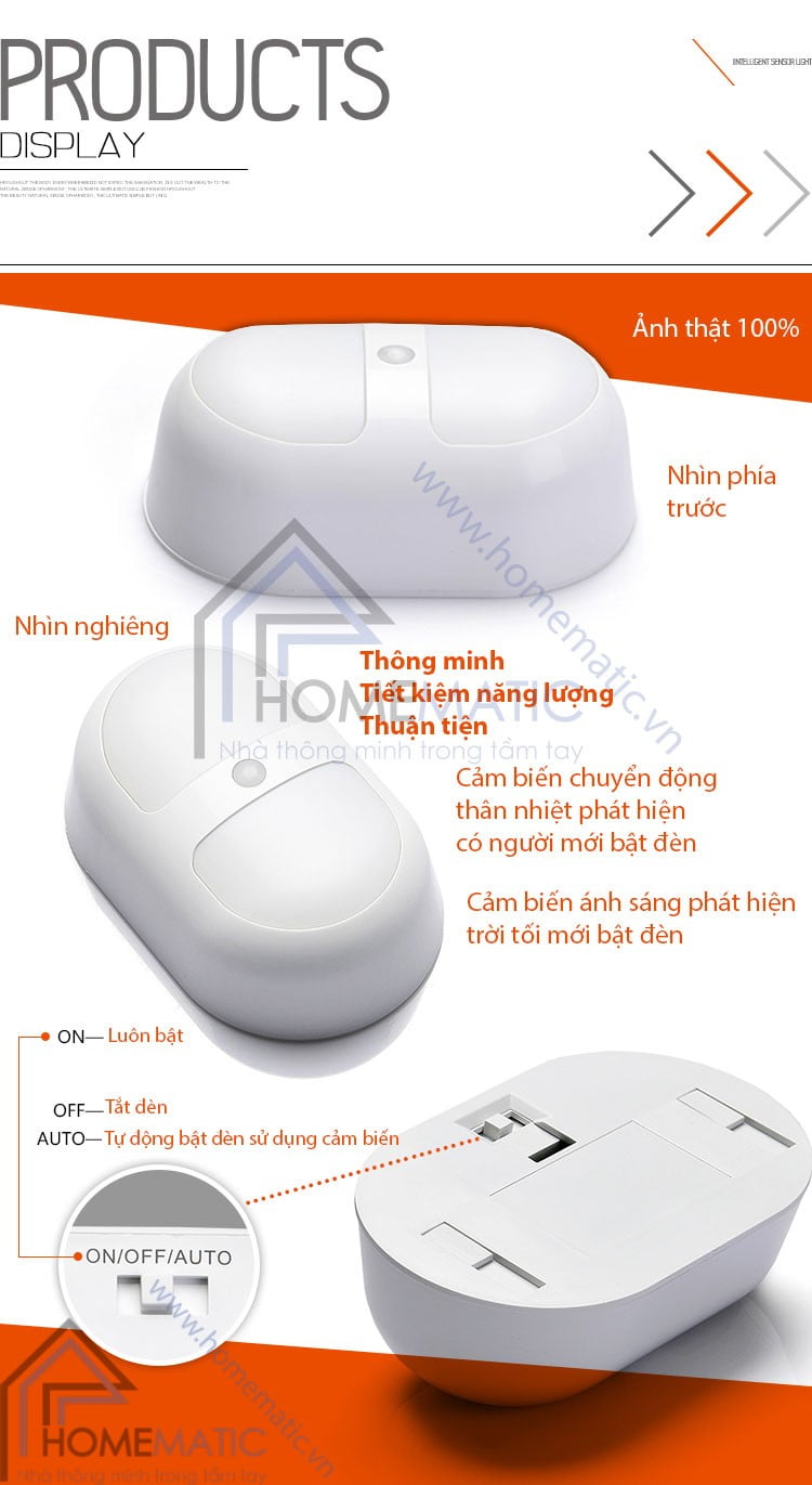 Đèn led cảm ứng chuyển động SL-Y1