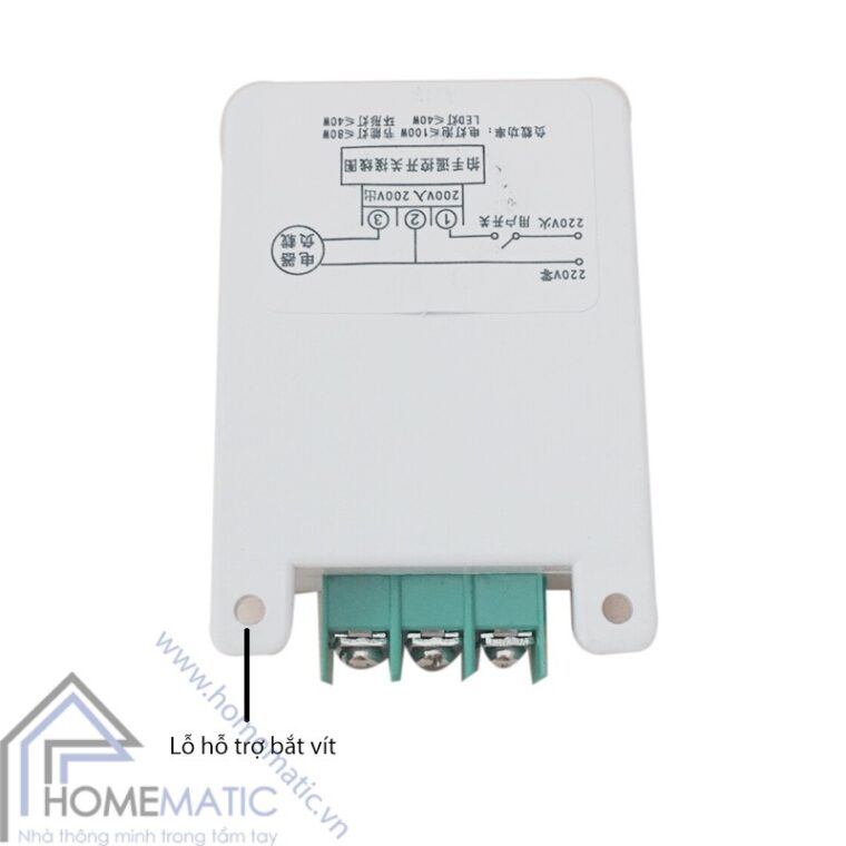 Công tắc cảm ứng âm thanh vỗ tay bật tắt đèn SRS01