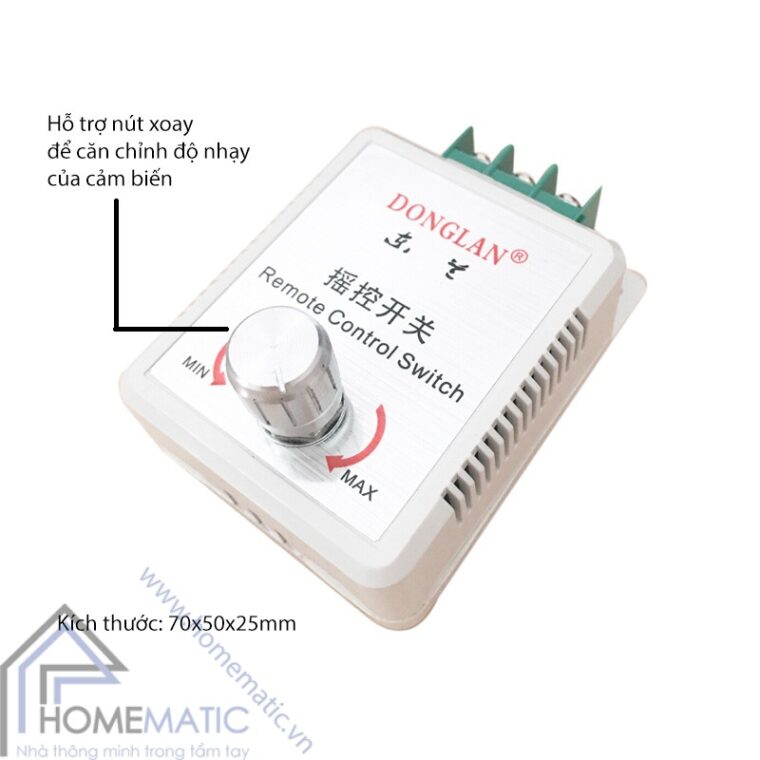 Công tắc cảm ứng âm thanh vỗ tay bật tắt đèn SRS01