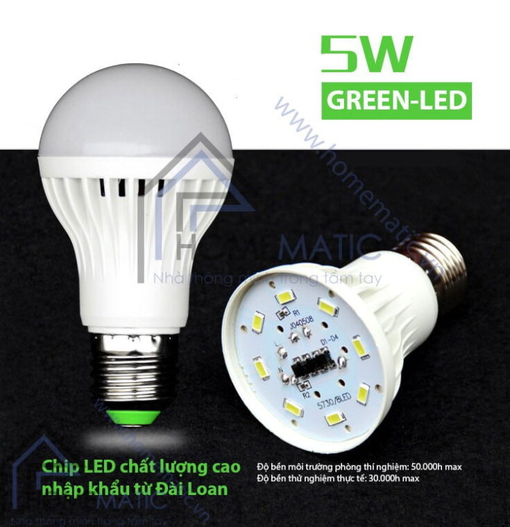 Bóng đèn LED siêu tiết kiện điện GREEN-LED 5W