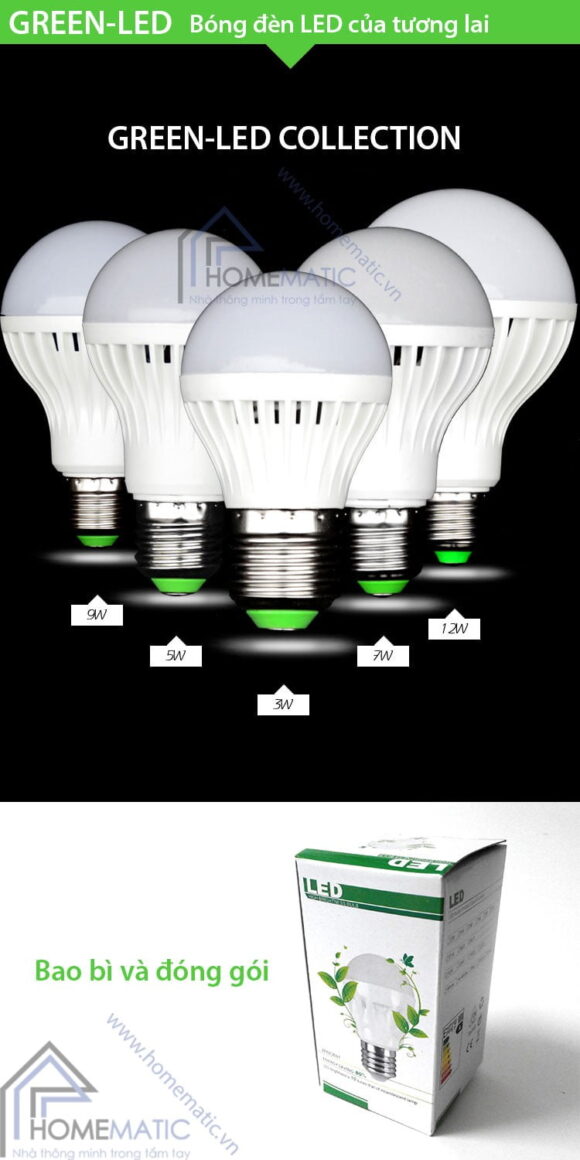 Green-led bóng đèn LED của tương lai