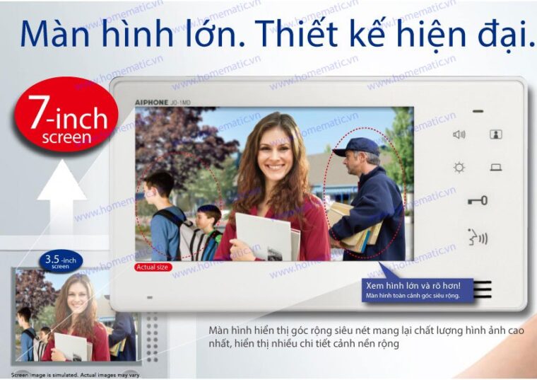 Chuông cửa có hình AIPHONE JO Series