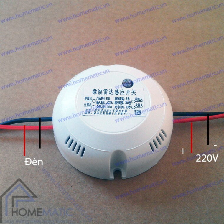 Công tắc cảm biến radar lắp trần XC-K08