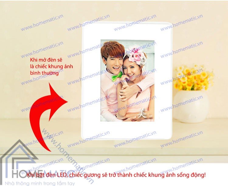 Khung ảnh gương thông minh