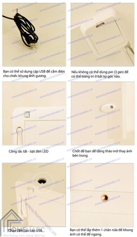 Khung ảnh gương thông minh