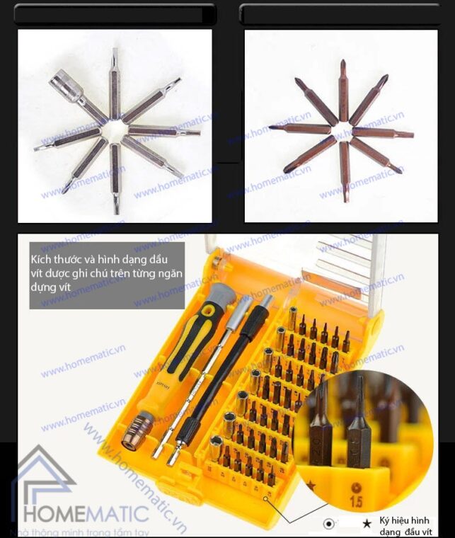 Bộ tua vít đa năng exploit