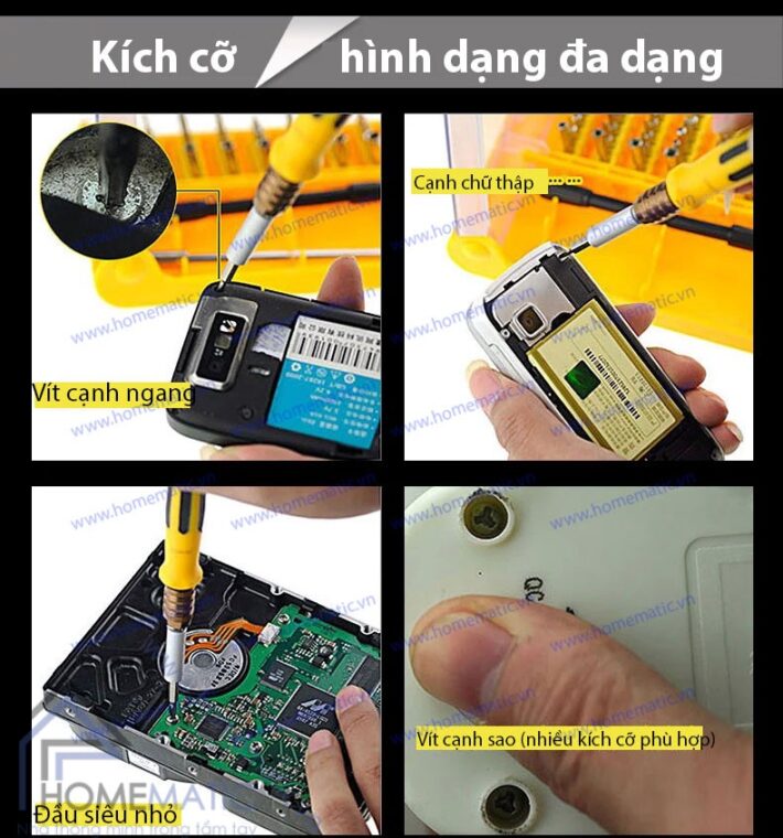 Bộ tua vít đa năng exploit