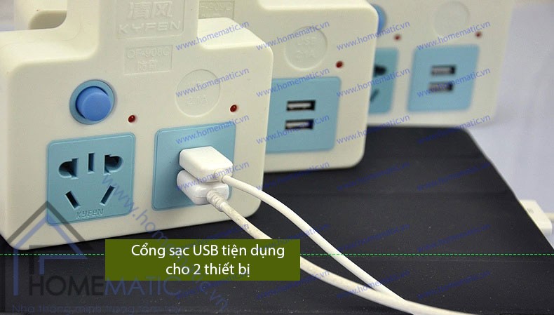 Ổ cắm mở rộng KYFEN USB QF-909C