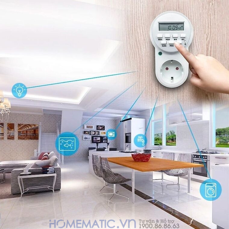 Ổ Cắm Hẹn Giờ điện Tử Bật, Tắt Tự động Etg-63a ứng dụng Ổ Cắm Hẹn Giờ điện Tử Bật, Tắt Tự động Etg-63a ứng dụng