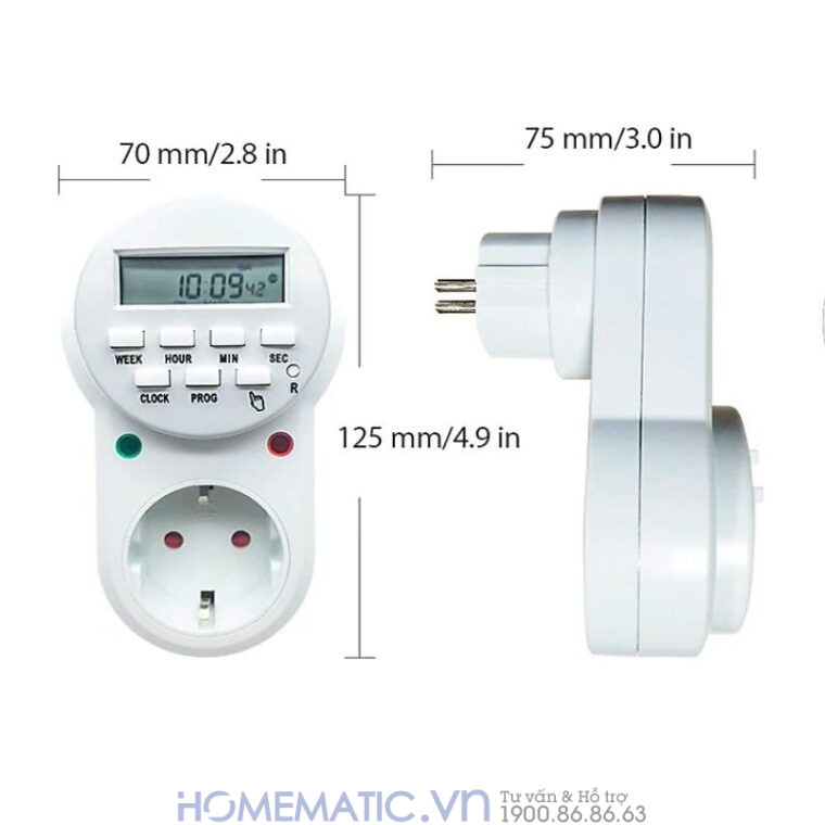 Ổ Cắm Hẹn Giờ điện Tử Bật, Tắt Tự động Etg-63a feature description Ổ Cắm Hẹn Giờ điện Tử Bật, Tắt Tự động Etg-63a feature description