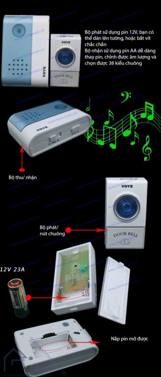 Chuông không dây Voye