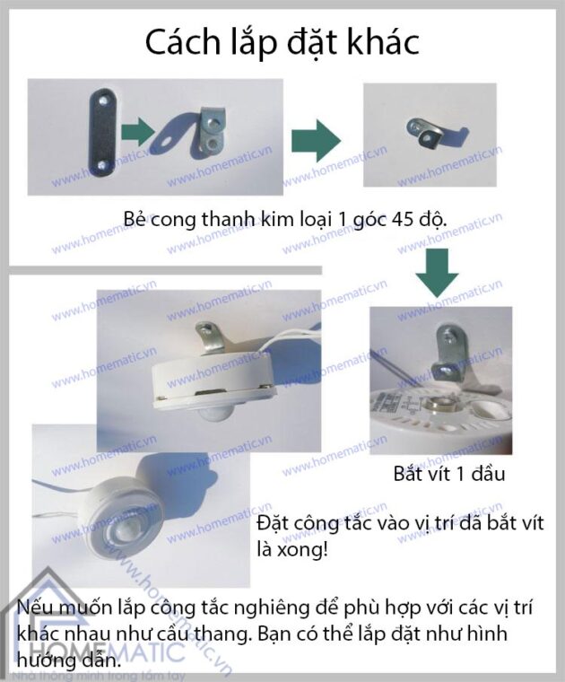 Công tắc âm trần cảm biến hồng ngoại thân nhiệt và ánh sáng SHIJIA