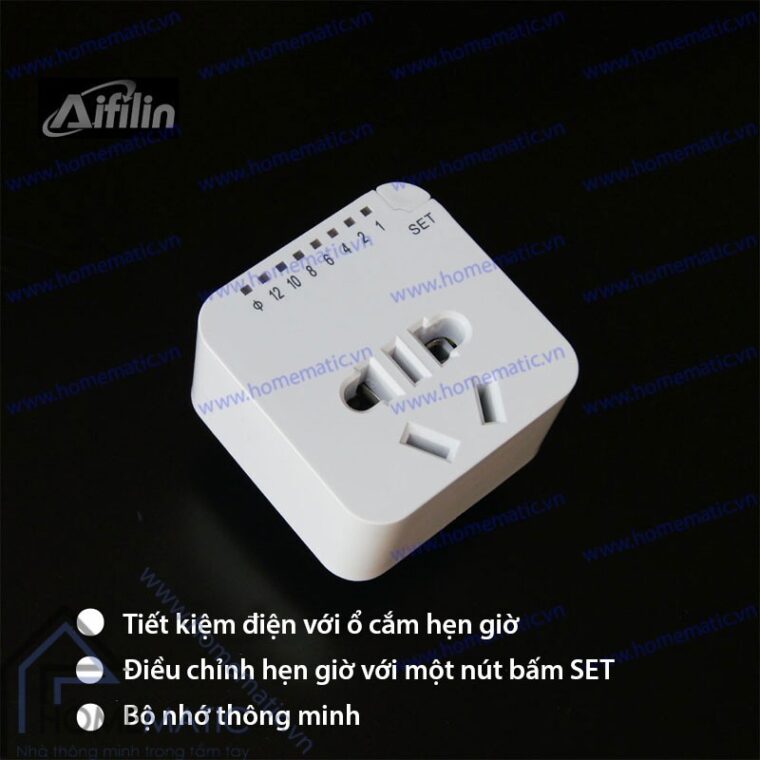Ổ cắm hẹn giờ đếm ngược Aifilin A19