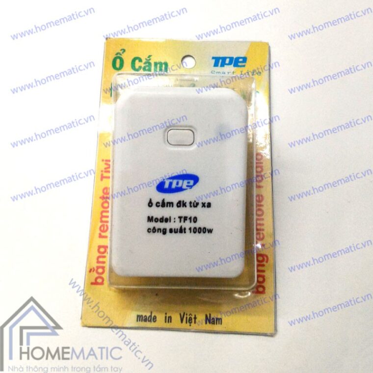 Ổ cắm điều khiển từ xa hồng ngoại + RF TPE TF10