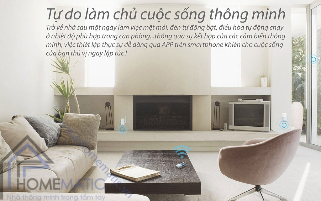 Trung tâm kiểm soát an ninh Broadlink Smartone S1C có thể kết hợp với các ngữ cảnh phong phú