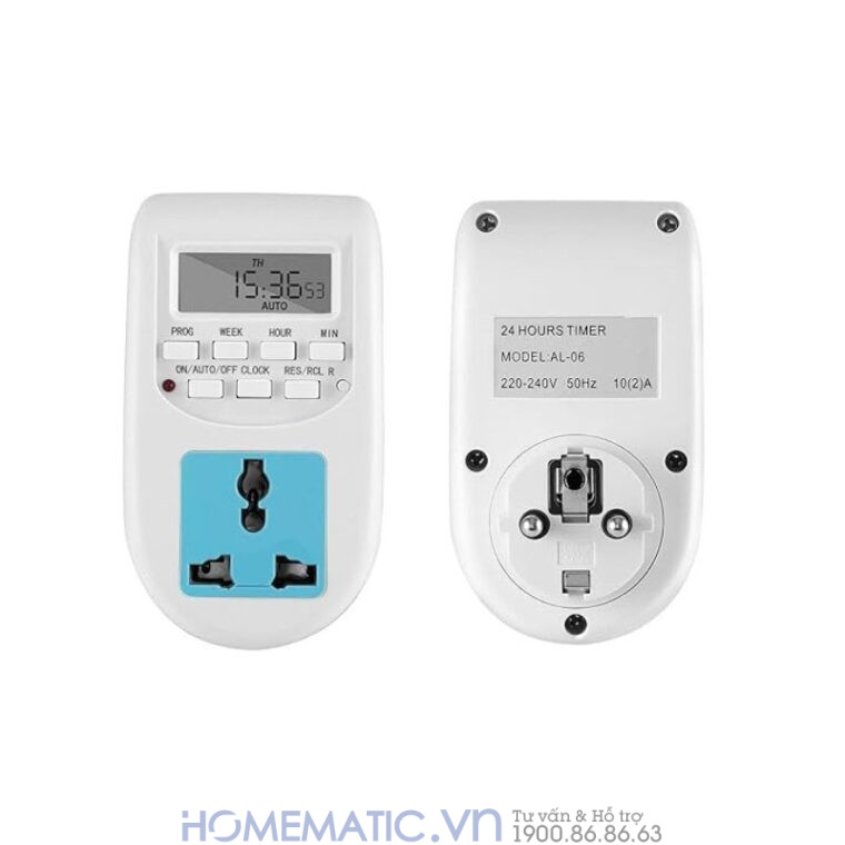 Ổ Cắm Hẹn Giờ điện Tử Bật, Tắt Tự động Al-06