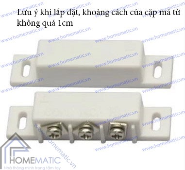 Báo động cảm biến má từ nối dây