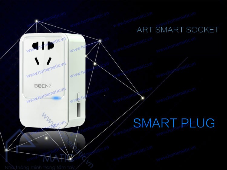 ổ cắm wifi điều khiển từ xa BOCNZ