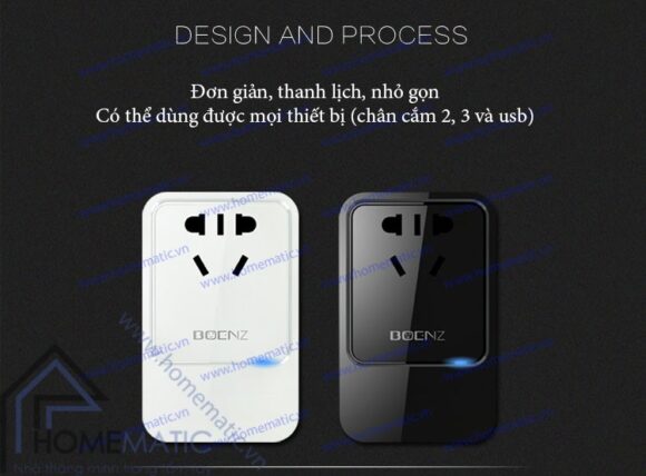 ổ cắm wifi điều khiển từ xa BOENZ