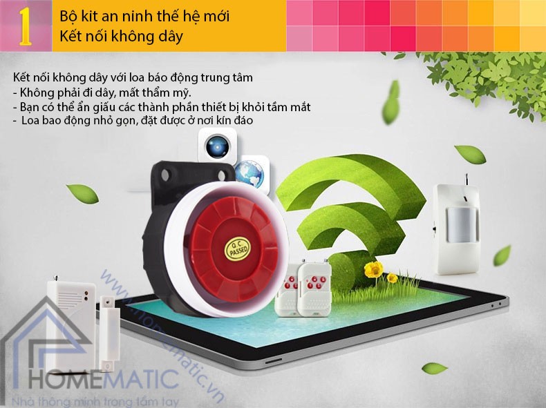 Bộ Kit chống trộm loa nhỏ Seckit01