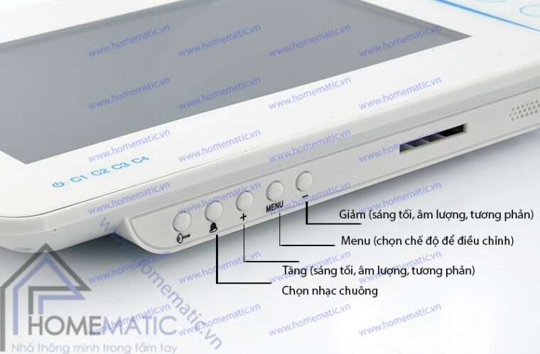 Chuông cửa có hình màn hình cảm ứng Doorphone SY807MJ11