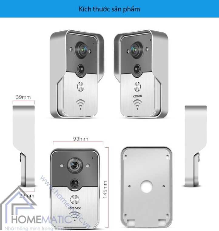 chuông cửa wifi KONX