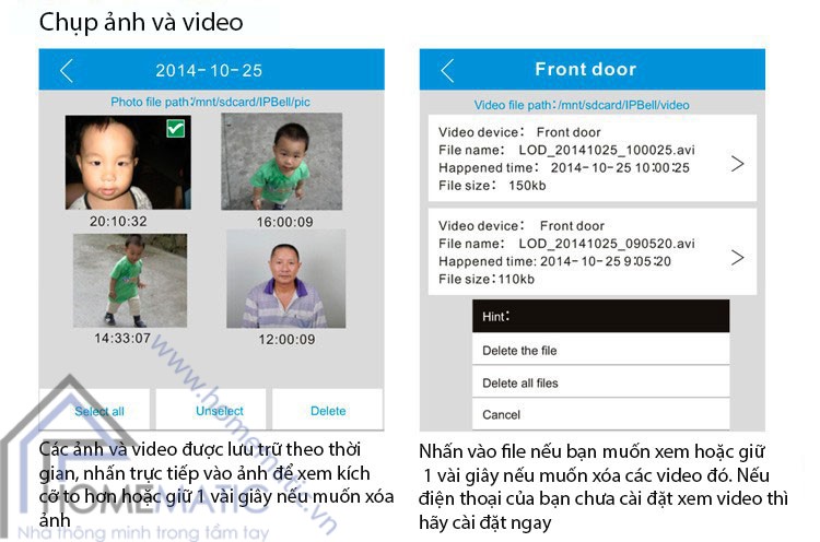 chuông cửa wifi KONX
