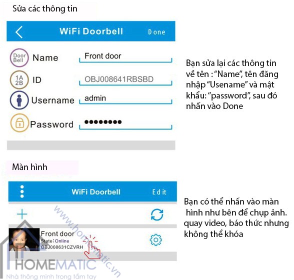 chuông cửa wifi KONX