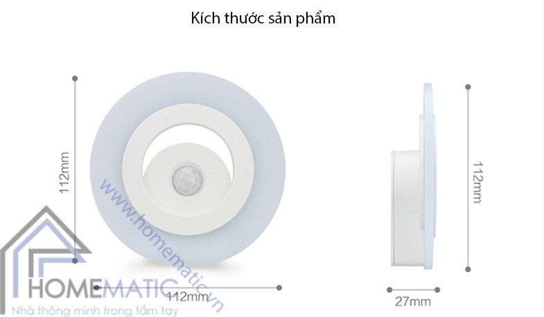 Đen LED cam bien chuyen dong
