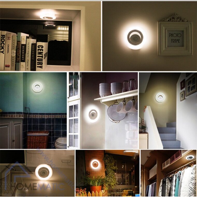 Đen LED cam bien chuyen dong