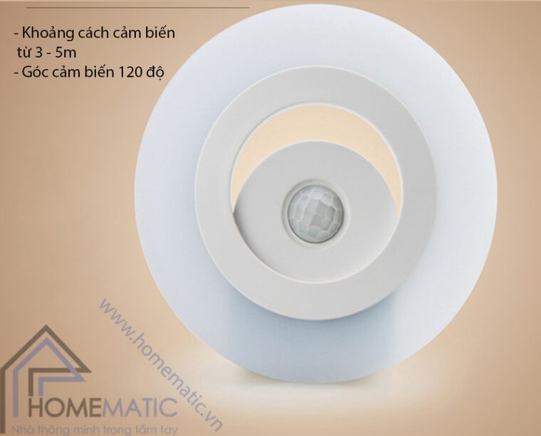 Đen LED cam bien chuyen dong