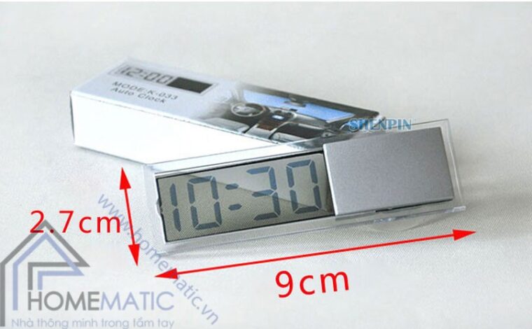 Nhiệt kế gắn gương