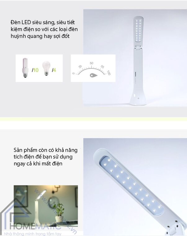 Đèn LED cảm ứng để bàn, bảo vệ mắt RL-E180