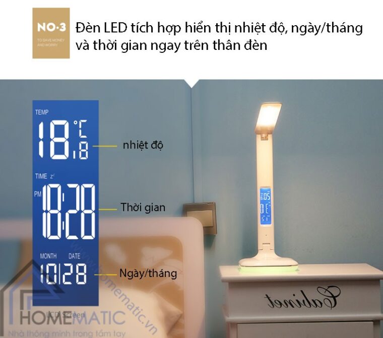 Đèn LED để bàn đa chức năng Remax 6 in 1
