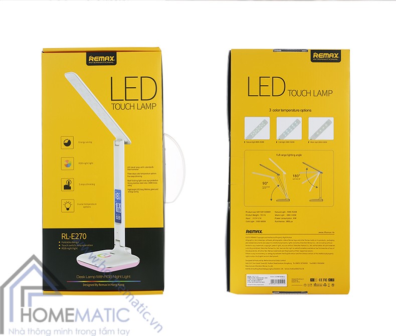 Đèn LED để bàn đa chức năng Remax 6 in 1