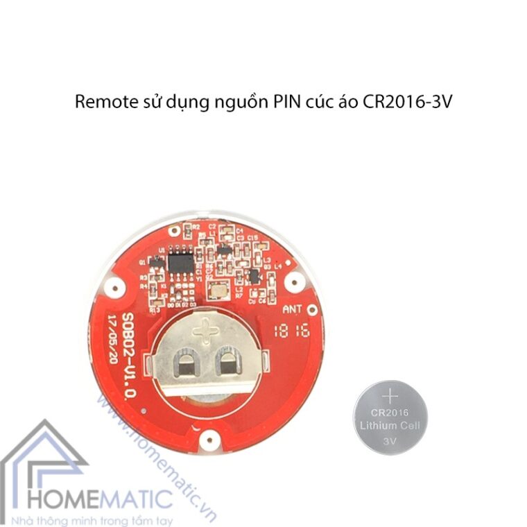 R1B su dung pin cr2016