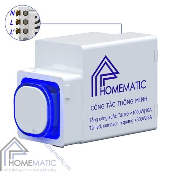 Công tắc điều khiển từ xa cảm ứng Homematic HMX-3C-TIRFV1