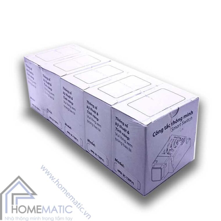 Hộp pack 5 công tắc thông minh homematic