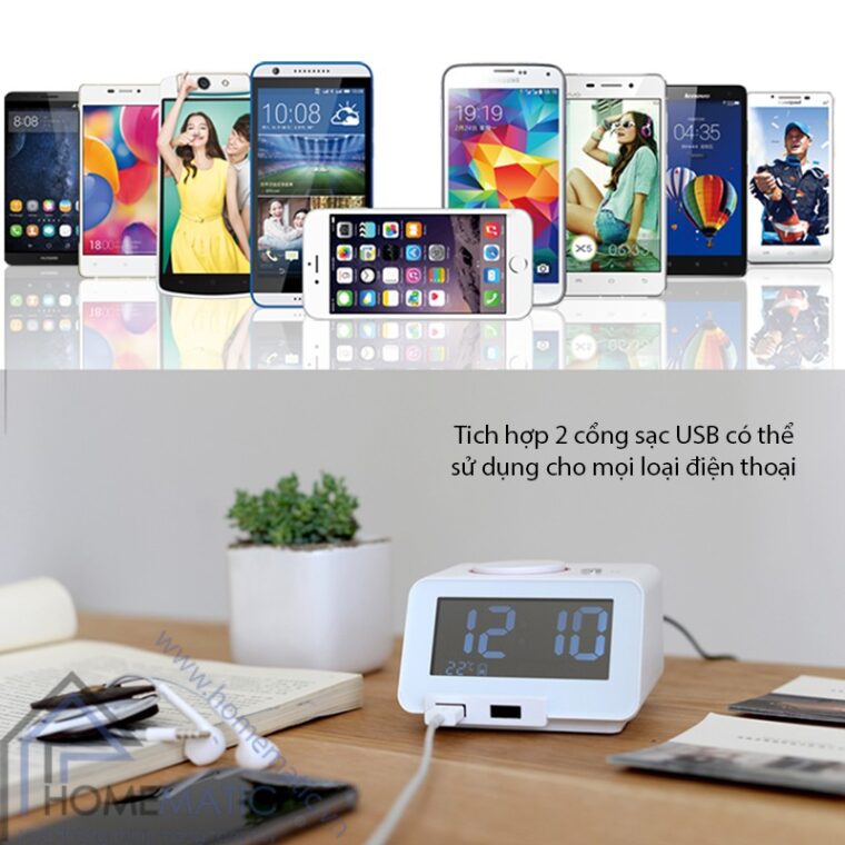 Homtime C1 cong sac usb